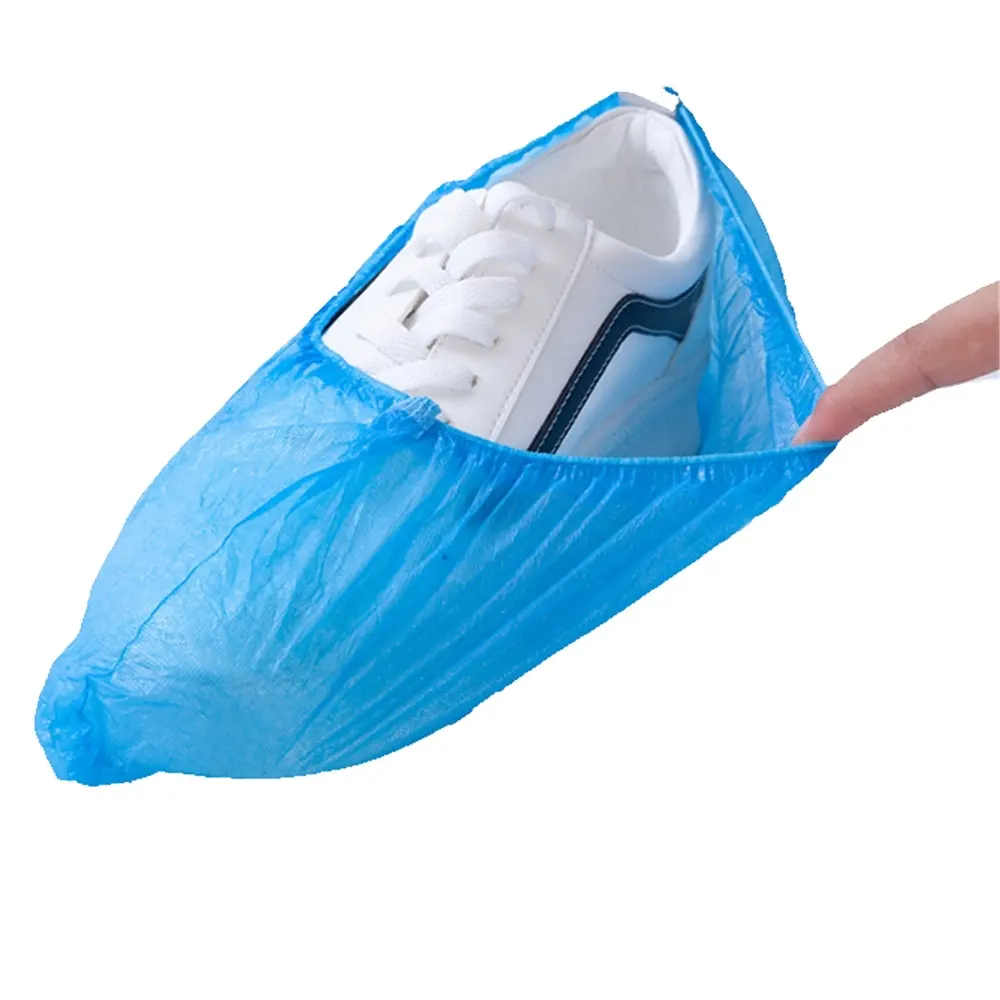 Goede Kwaliteit Schoenen Wegwerp Non Woven Voor Schoen Covers Anti-Slip Wegwerp Pe Overschoenen