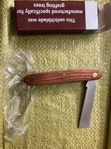 Cuchillo de injerto plegable para jardín, recortador de plantas de semillero, tijera artesanal de verduras en maceta - Product Image 4