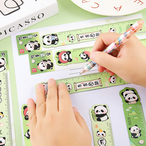 Marcador Magnético Autonomy Panda con Regla Plegable de 15 cm, Multifuncional, Regalo de Papelería para Estudiantes y Profesores - Product Image 3