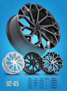 Novo 17 18 20 <span class=keywords><strong>22</strong></span> Polegada Liga de alumínio Fundição Rodas Carro 5x105 5x112 5x120 Jantes para SUV/caminhão Acabamento Preto Navio Pronto - Product Image 6