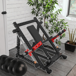 Piastra doppia rotaia caricata macchina per il Fitness tirando indietro l'esercizio di canottaggio per la forza della gamba della spalla toracica in metallo panca cremagliera - Product Image 2