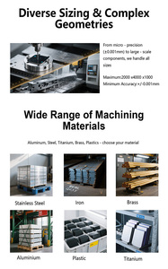 Cnc biến phay chính xác gia công 0.001mm thép không gỉ phổ phụ kiện phần cứng loại - Product Image 5