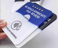 Carte NFC RFID sans contact en gros avec dos adhésif pour paiement et usage hôtelier, fréquence 13,56 MHz, carte imprimée pour réseaux sociaux