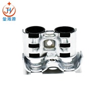 Usine chinoise OD28mm haute qualité raccords métalliques de tuyau maigre Double charnière parallèle support de tuyau joints métalliques système maigre