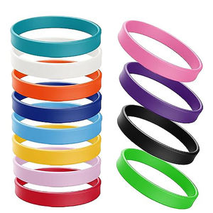 Pulsera de Silicona Promocional, Joyería Tejida y Trenzada Negra, Brazalete Personalizado con Impresión, Pulseras de Silicona en Blanco - Product Image 6