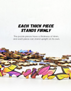 Meilleur puzzle personnalisé découpé au laser de qualité supérieure avec revêtement mat/brillant en bois/papier/plastique, 100 pièces, vente en gros OEM pour cadeau familial. - Product Image 2