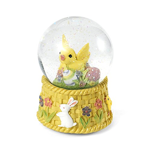 <span class=keywords><strong>Kit</strong></span> de mini-bouteilles d'eau en forme de globe à neige pour Pâques, décoration de printemps pour la maison avec des poussins en résine - Product Image 1