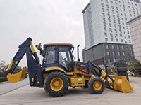 Harga Pabrik Mini Backhoe Loader XC870K 7.6Ton 4x4 Wheel Loader Mesin Diesel Pompa Hidrolik Efisiensi Tinggi