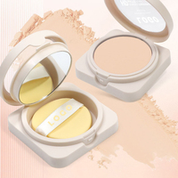 Poudre compacte pressée pour le visage, marque privée OEM, 22 couleurs, poudre fixante pour tous types de peau