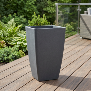 Pot de fleurs moderne en plastique écologique, carré, coloré, pour plantes d'intérieur et d'extérieur, à poser au sol, dans la chambre ou sur le bureau - Product Image 3