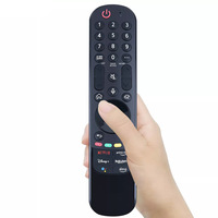 Télécommande sans fil à code fixe Voice Magic pour Smart TV AN-MR22GA 2022 4K OLED Air Mouse Noir Portée 10-16M