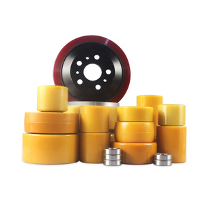 Factory <strong>3</strong> Ton Heavy Duty PU <strong>Wheel</strong> High Quality Heavy Loading Forklift Drve <strong>Wheel</strong> - Product Image 6