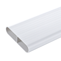 132x30 série rectangulaire PVC métal ABS conduit carré accessoire sous le sol CVC Ventilation climatisation accessoire