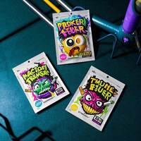 Sachets Doypack en plastique personnalisés imprimés sur mesure, anti-odeur, 3,5g, 7g, 14g, 28g, sacs Mylar de 3,5 grammes avec mon logo