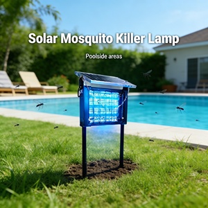 <span class=keywords><strong>Anti</strong></span>-moustiques solaire d'extérieur à double chargement USB, conception <span class=keywords><strong>anti</strong></span>-choc, pour la vente en gros - Product Image 1