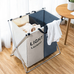 <span class=keywords><strong>Panier</strong></span> à linge pliable en tissu Oxford, <span class=keywords><strong>organisateur</strong></span> de rangement pour vêtements, <span class=keywords><strong>panier</strong></span> à linge avec cadre en aluminium - Product Image 3