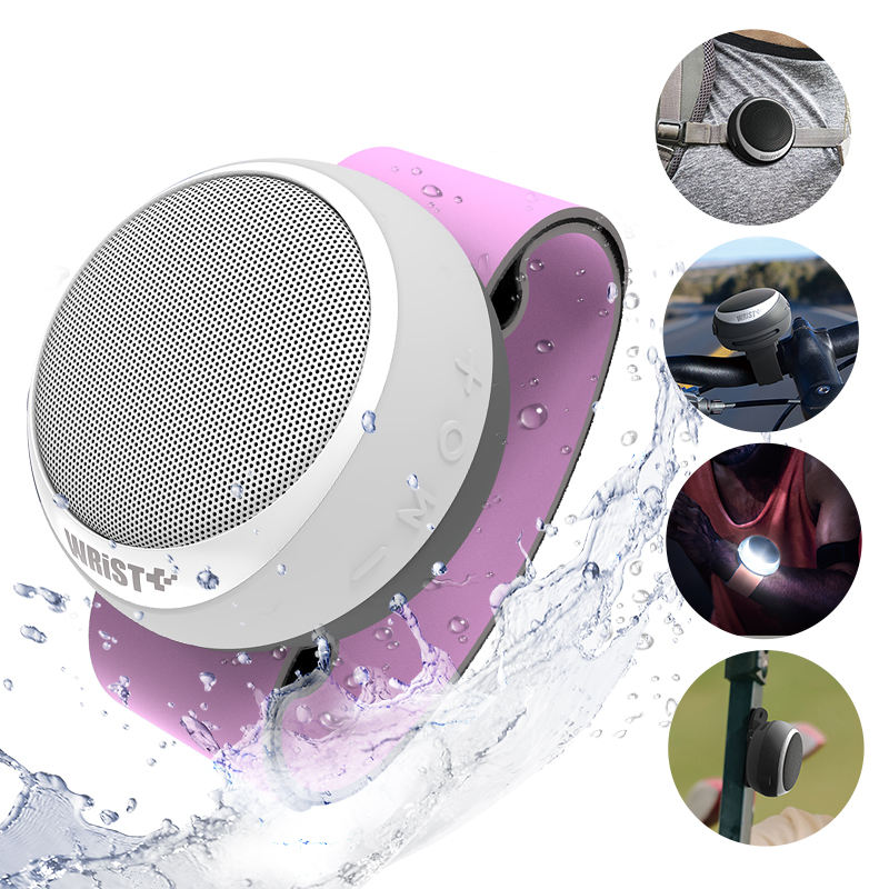 สายรัดข้อมือสีขาว-ม่วง