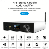 CL-600B Profesyonel Karaoke Stereo Amplifikatörü, 5.0 ve ARC özellikli |   Metal RCA ve ARC Ev Sineması Sistemi 2x50W