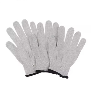 Silver Fiber <strong>Physiotherapy</strong> Conductive Gloves DDS Biological <strong>Electrotherapy</strong> Beauty Massage Health Care Electrode Gloves Wholesale - Product Image 3