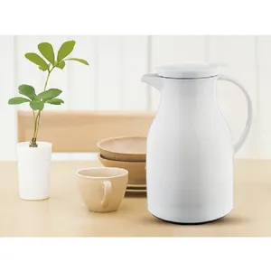 1.0L 1000ml Nhựa nhiệt cà phê nồi hoặc ấm trà chân không Jug flasks nhà máy thiết kế phích nước Cà Phê chai với logo