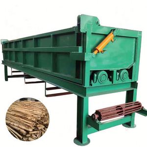 Petite machine automatique à peler le placage de bois, écorceuse de billes de bois à double bâton, équipement efficace pour l'écorçage du bois - Product Image 2