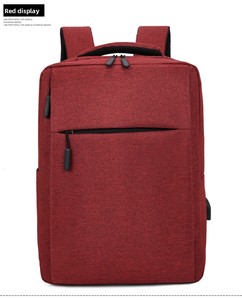 Zaino per Laptop Impermeabile in Oxford con Logo Personalizzato per Uomo, Porta USB, Chiusura a Cerniera, Grande Capacità per Viaggi d'Affari - Product Image 1