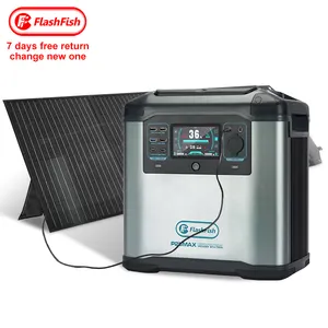 FlashFish P25Max grande capacité 110v 220v 1500w 2000w extérieur Camping Explorer générateur d'énergie solaire Portable banque Station