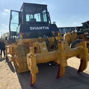 Bulldozer Shantui SD22 USADO, Amarillo, con Orugas, Equipo de Construcción Pesada, Motor Cummins de 180HP, Capacidad de Topografía de 8.6m - Product Image 6