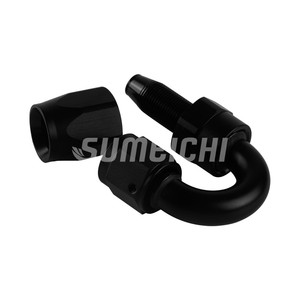 Tùy chỉnh nữ xoay 180 độ đen anodized AN4 an6 an8 AN10 <span class=keywords><strong>AN12</strong></span> AN16 AN20 nhôm một phụ kiện - Product Image 6