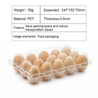 Boîte de transport pour œufs au fromage avec 15 compartiments, boîte de rangement portable pour œufs, plateau à œufs en plastique transparent pour fêtes, pique-niques, barbecues, conteneur à œufs empilable