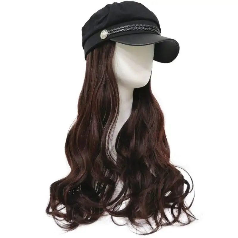 brazilian braiding hair wave human hair with hat for fashion woman or girl
