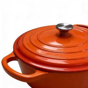 Casserole en fonte classique Zunck 22 cm - Batterie de cuisine émaillée - Marmite en métal - Pour la cuisson - Ustensiles de cuisine - Product Image 2