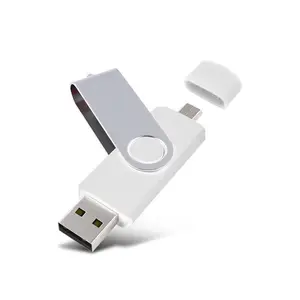Mobile phone USB flash drive 2-in -1 OTG Android computer 2-in -1 USB flash drive type-c adapter rotating USB flash drive 8G for