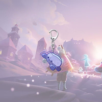 Gantungan Kunci Akrilik Sky Children of the Light Manta, Gantungan Tas Ransel Anak Bergambar Kartun Lucu, Hadiah Periferal Game untuk Teman
