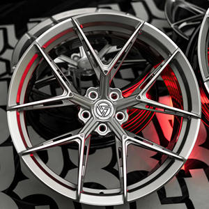 Jantes en alliage de voiture forgées à simple roue 5x120 5x100 5x112 5x114.3 17 18 19 20 21 22 23 pouces, concave profond - Product Image 1