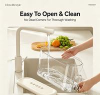 Hete Aanbieding Ruimtebesparende Smalle Koelkastdispenser Met Filtertuitkan Voor Thuis Gemaakt Sap, Cold Brew, Fruitdrank Opslag