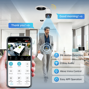 YIMMET Box-Kamera Eingebaute WLAN-Diamant-Downlight-Kamera Ohne Bohren 2K Nachtsicht <span class=keywords><strong>CMOS</strong></span>-Sensor Innen-Sicherheits-Cloud IP66 3'' - Product Image 4