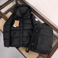 Doudoune pour homme, Veste d'hiver pour homme, Doudoune matelassée, Blouson bomber décontracté en jean et cuir personnalisé pour homme, Manteau d'hiver en fourrure pour femme
