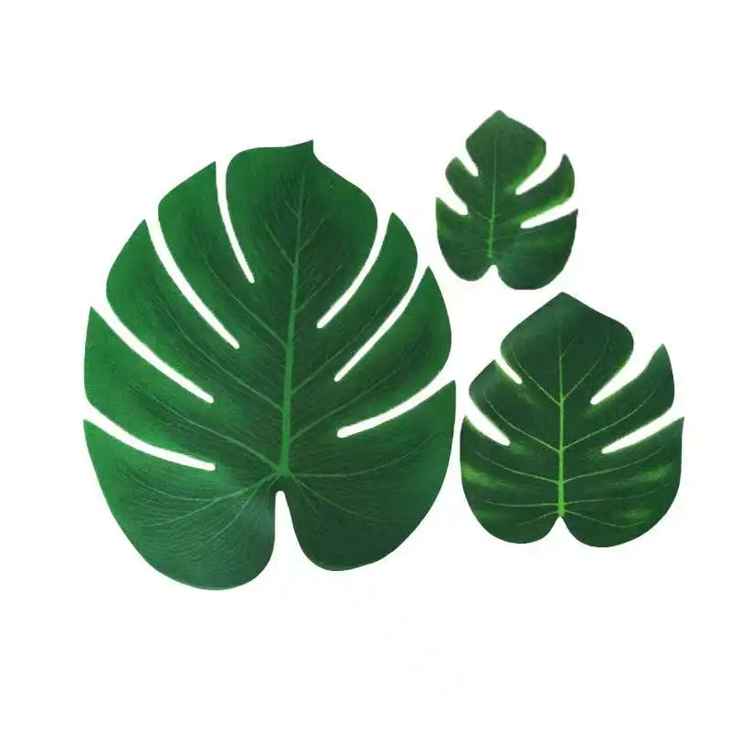 Simulation Plant Home Decoration Simulation Turtle Leaf Hawaii Tropical Party Decoration Balloon garland Accessories