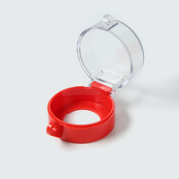 Bouton de verrouillage d'urgence transparent en plastique PC pour équipement électrique de l'usine Boyue