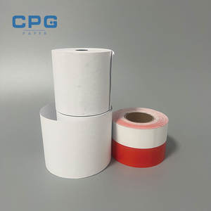 Papier thermique de qualité professionnelle 80x76mm 65gsm sans BPA, impression sur toute la surface, papier thermique pour point de vente, rouleau de caisse, faible poussière - Product Image 1