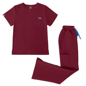Uniformes Médicos Elásticos en 4 Direcciones al por Mayor, Uniformes Quirúrgicos Personalizados para Hombre y Mujer, Conjuntos de Uniformes de Enfermería, Conjuntos con Pantalones Acampanados - Product Image 6