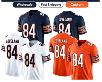 Jersey de Fútbol Americano al por Mayor de Alta Calidad para Hombre, Mujer y Jóvenes, Uniforme Bordado y Cosido, Nombre, Número y Logotipo Personalizables Disponibles