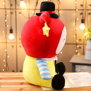 Peluche Clown Colorée Adorable avec Logo Personnalisé, Jouet Doux en Peluche Clown, Cadeaux pour Enfants, Fête, Décoration Maison - Product Image 5