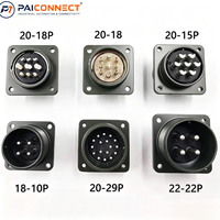 Connecteur de câble d'alimentation industriel PAICONNECT 4 9 17 broches pour servomoteur, aviation, compatible Mitsubishi Yaskawa Panasonic