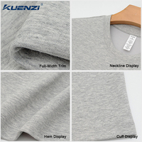 Camiseta Extra Grande para Mujer Kuenzi, Antiarrugas, Antibacteriana 7A, Tejido Modal de Seda de Morera, Sensación Fresca, 260GSM