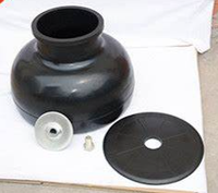 Amortisseur de pulsations à membrane K10/K20 de haute qualité pour pompe à boue de forage pétrolier
