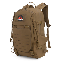 Sac à dos tactique camouflage, tissu Oxford imperméable, fermeture éclair, doublure en nylon, unisexe, pour extérieur, gym, avec poche pour ordinateur portable