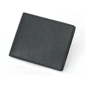 wholesale Crazy Horse Genuine Leather Card Holder Vertical Ultra-Thin Card Holder Business Card Bag short Wallet for man women