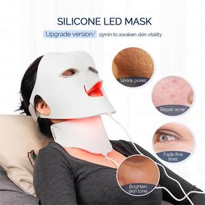 Máscara LED de Silicona con 7 Colores de Luz, 168 LED, 360 °   Cobertura Total, Reduce Poros, Ilumina el Tono de Piel, Repara el Acné, Líneas Finas del Rostro - Product Image 5